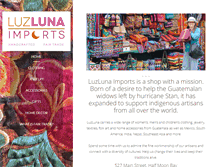 Tablet Screenshot of luzlunaimports.com